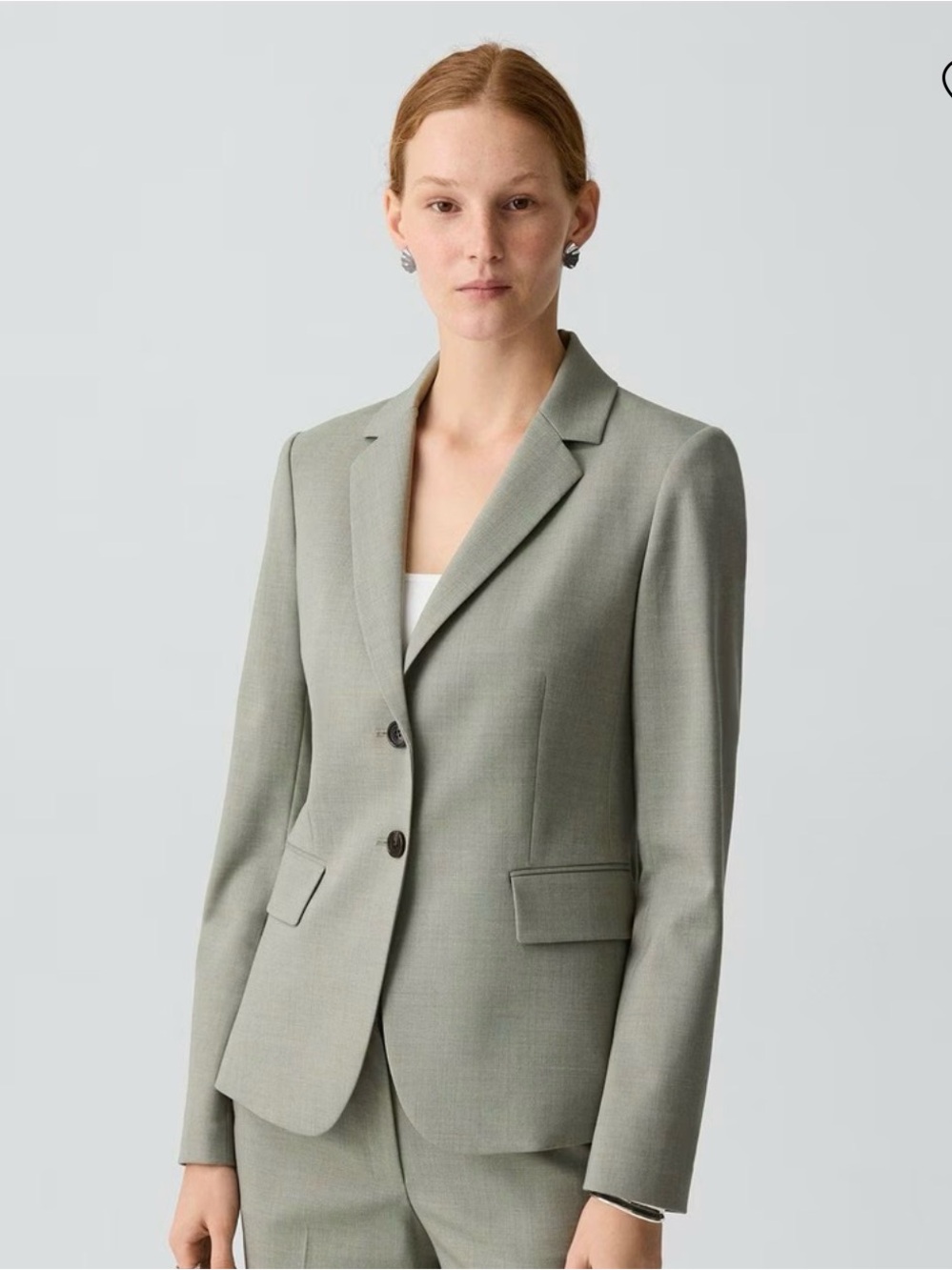 Theory Women’s Blazer - size 0 in Truffle color